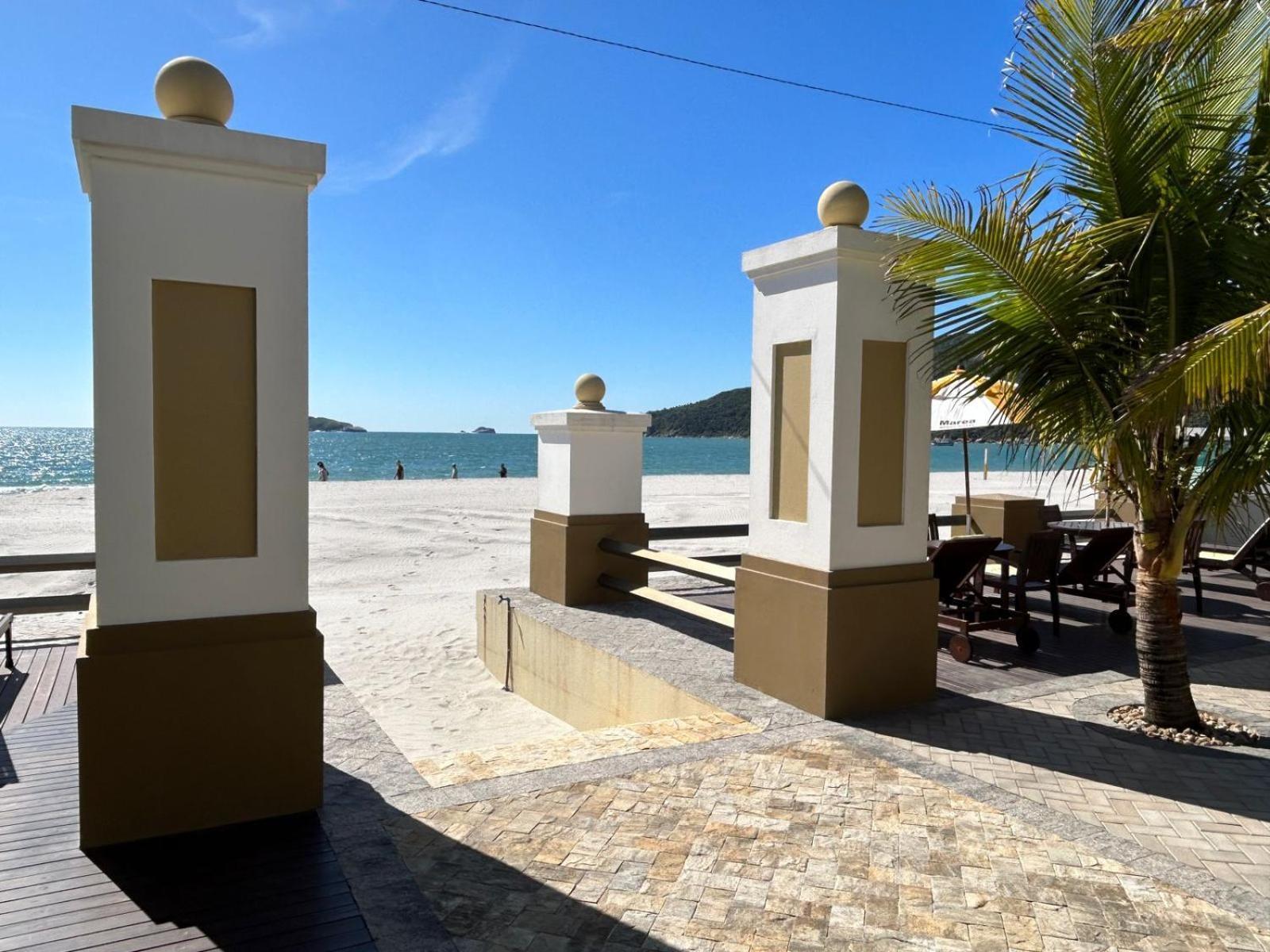 Golfinhos Apart-Hotel - Apto Terreo Frente Ao Mar!!! Florianópolis Екстериор снимка