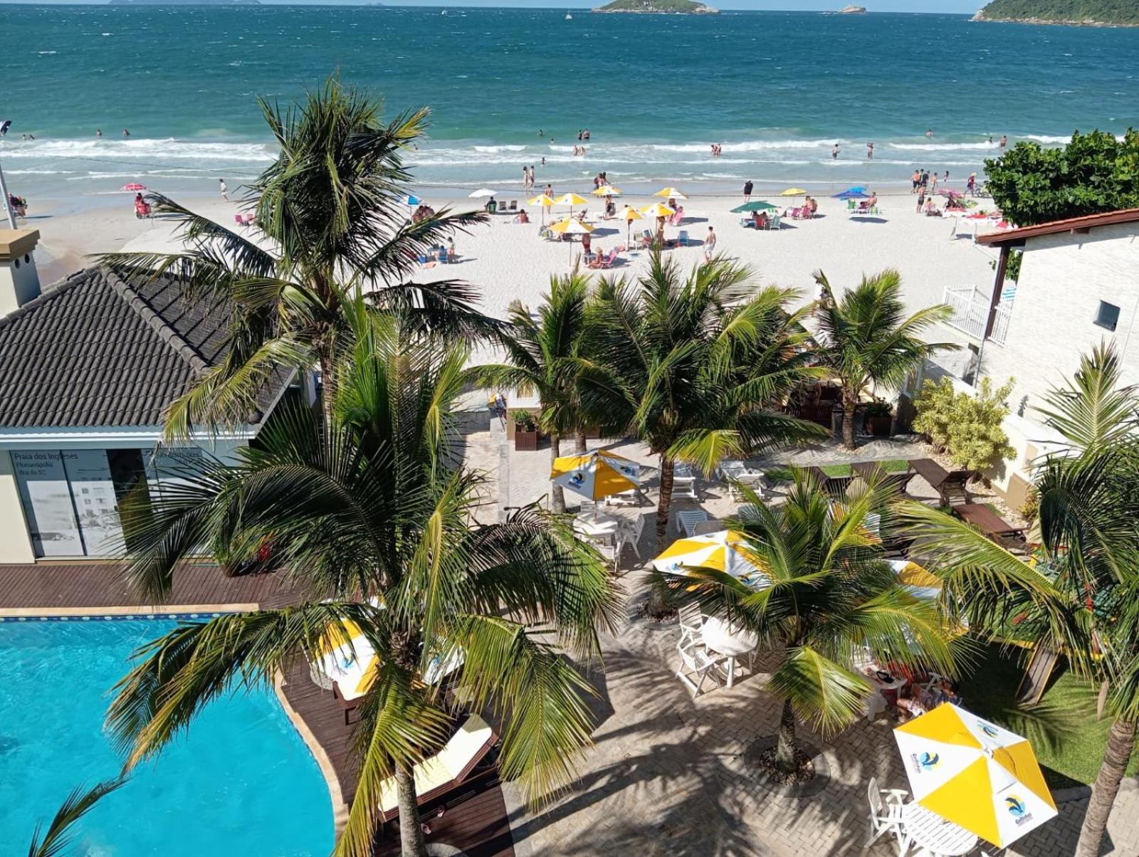 Golfinhos Apart-Hotel - Apto Terreo Frente Ao Mar!!! Florianópolis Екстериор снимка